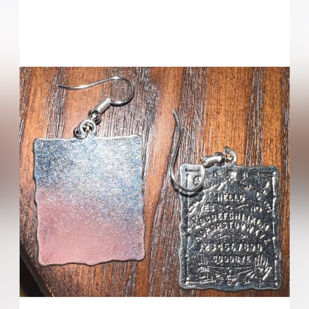 $2 SPIRIT BOARD EARRINGS. STAINLESS STEEL. NEW. $2 WITH ANY $10 ORDER OR MORE - Picture 6 of 16